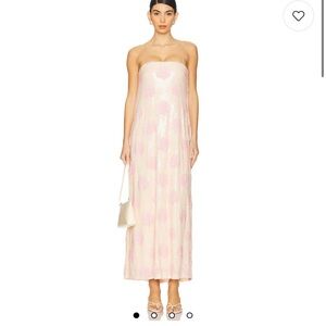 Show Me Your MuMu Lizzy Midi in shell sequins